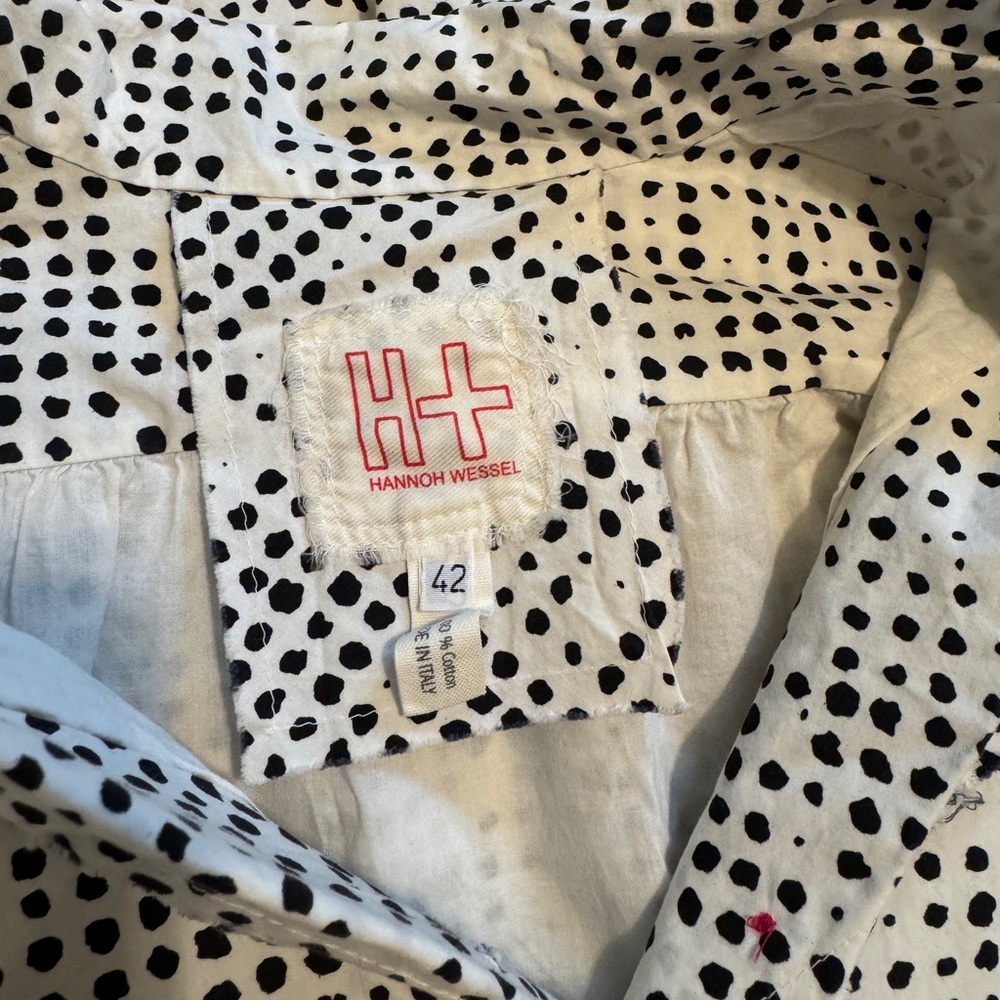 Hannoh Wessel H+ Dress in Black and White dots - Picture 3 of 5